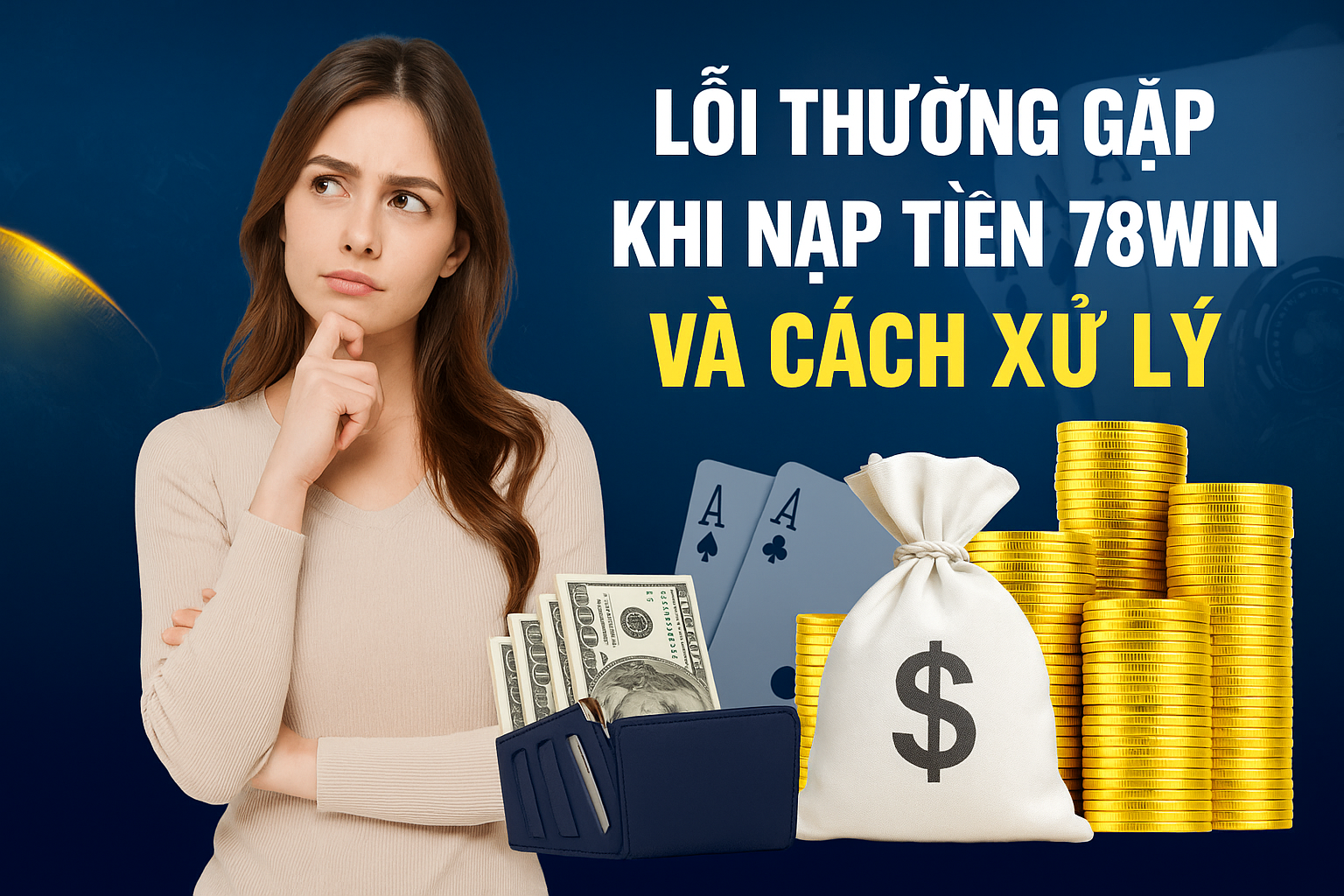 Lỗi thường gặp khi nạp tiền 78WIN và cách xử lý